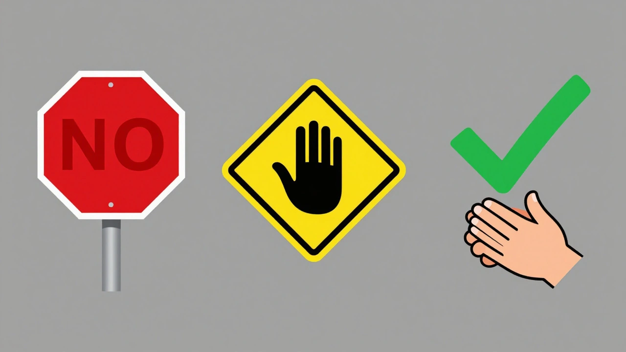 Three icons representing consent: red stop, yellow pause, green go.
